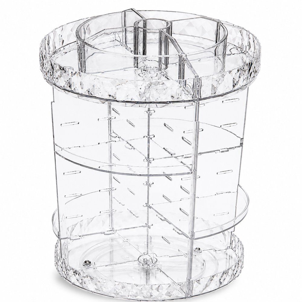 Organizador de Cosméticos Giratório 360° Transparente